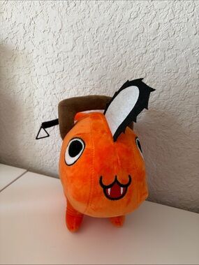 Chainsaw man orange plush toy